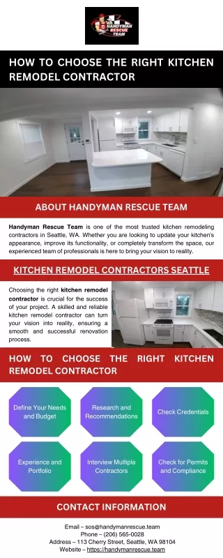 How to Choose the Right Kitchen Remodel Contractor