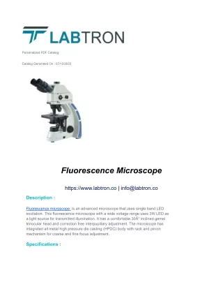 Fluorescence Microscope