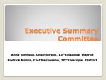 Executive Summary Committee