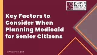 Complete Medicaid Strategies Medicaid Planning for Senior Citizens