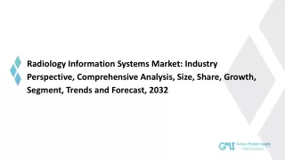 Radiology Information Systems Market Analysis, Revenue, & Forecast 2032