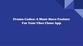 Promo Codes_ A Must-Have Feature For Your Uber Clone App