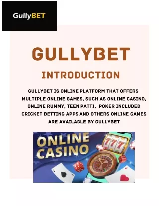 GullyBet:Online Cricket Betting App In India