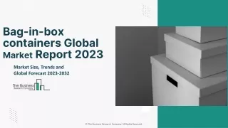 Bag-In-Box Containers Global Market Report 2023
