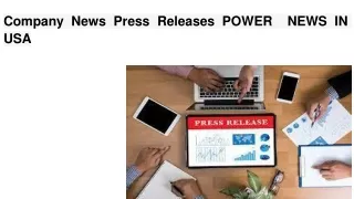 Company Press Releases  News In 7_12_23