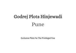 Godrej Plots Hinjewadi Pune Brochure