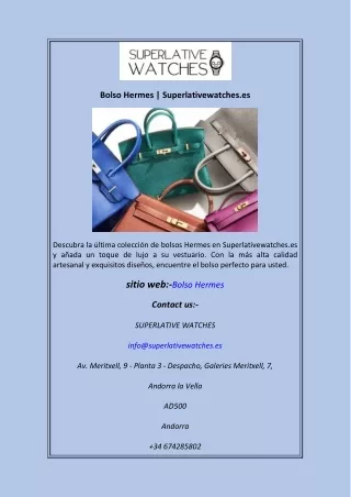 Bolso Hermes Superlativewatches.es