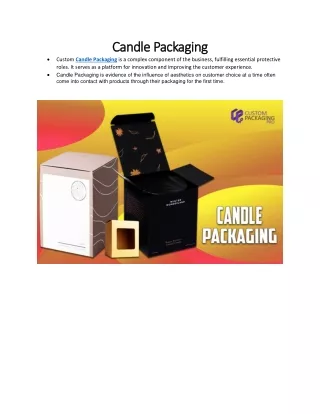 Candle Packaging