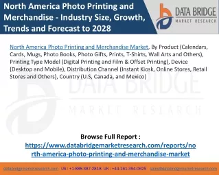 North America Photo Printing and Merchandise Market
