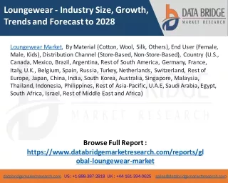Loungewear Market