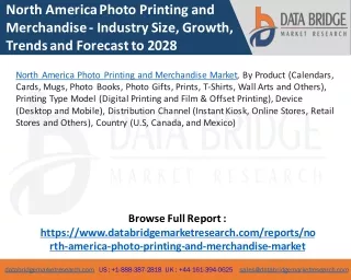 North America Photo Printing and Merchandise Market