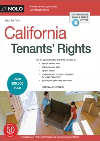 Ebook❤️(download)⚡️ California Tenants' Rights