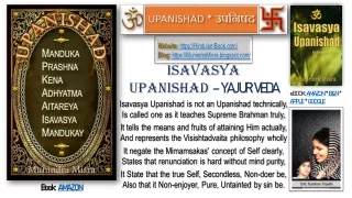 Isavasya Upanishad in English rhyme