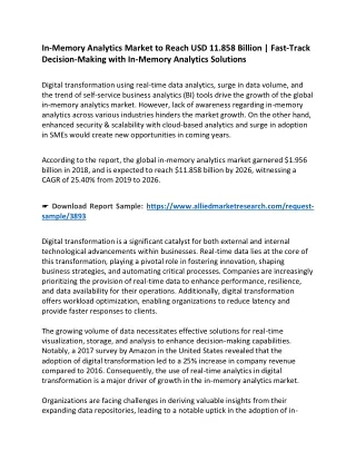 In-Memory Analytics Market