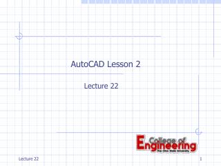 AutoCAD Lesson 2