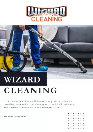 Wizard Cleaning: Your Trusted Cleaning Solution