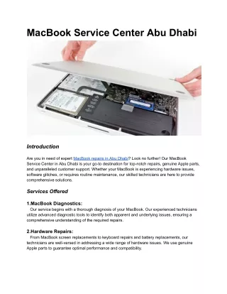 macbook service center Abudhabi