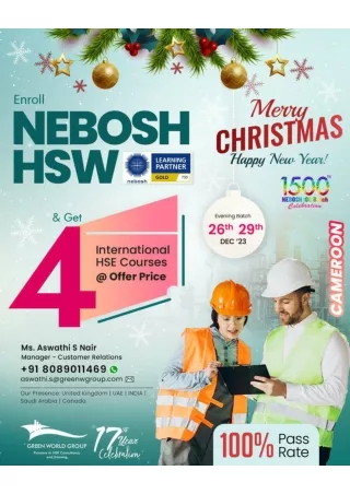 Industry Insights Green World Group's Impact - Nebosh HSW In Cameroon