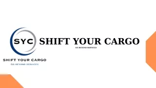 SHIFT YOUR CARGO