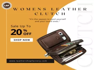 Stylish Womens Clutch – Leather Shop Factory