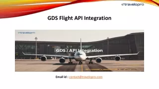 GDS Flight API Integration