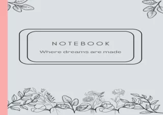 ⚡PDF ✔DOWNLOAD Botanical Paperback cream lined notebook: Cream paper lined acces
