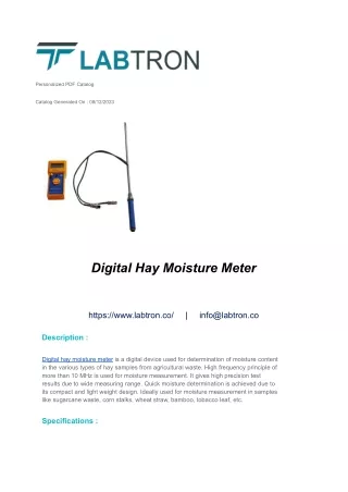 Digital Hay Moisture Meter  (17)