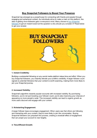 Buy Snapchat Followers to Boost Your Presence