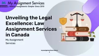 Unveiling the Legal Excellence Law Assignment Services in Canada