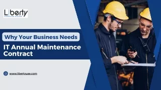 Why Your Business Needs IT Annual Maintenance Contract