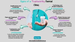 Signs of a Trustworthy Dental Clinic