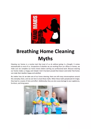 Breathing Home Cleaning Myths .docx