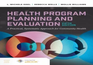 ❤READ ⚡PDF Health Program Planning and Evaluation: A Practical Systematic Approa