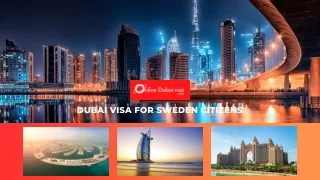 Dubai Visa for Sweden Citizens