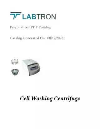 Cell Washing Centrifuge