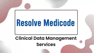 Clinical Data Management Services