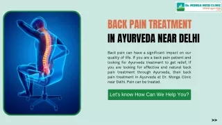 Back Pain Treatment In Ayurveda Near Delhi | 8010931122