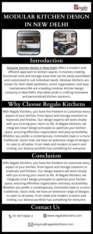 Modular Kitchen Design In New Delhi