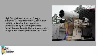 High Energy Laser Directed Energy Weapons Market PDF