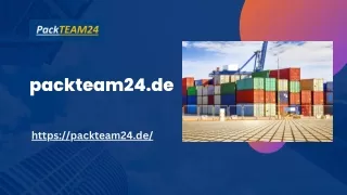 Container beladen | Packteam24.de