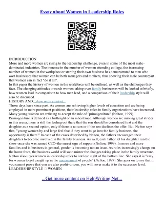 Samples Of Expository Essays