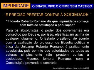 IMPUNIDADE