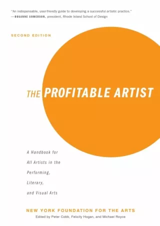 ❤️PDF⚡️ The Profitable Artist: A Handbook for All Artists in the Performing, Literary, and Visual Arts (Second Edition)