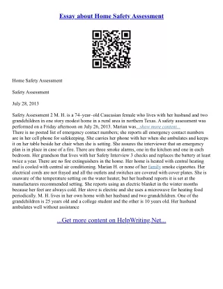 Home Essay Writing