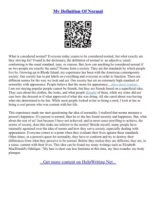 Definition Of Formal Essay