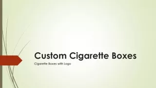 Custom Cigarette Boxes