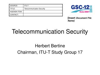 Telecommunication Security