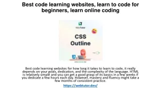 Best code learning websites, learn to code for beginners, learn online coding