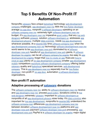 Top 5 Benefits Of Non-Profit IT Automation.docx