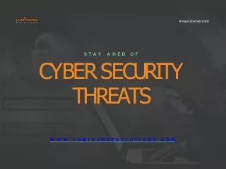 Cybersecurity Threats | Cyber Attack | Cyber Crime